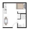Studio 1.2 Floor Plan Image
